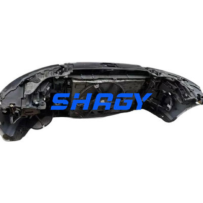 2017-2021 Audi A3 Feux de brouillard Couverture coupe de nez Cadre avant Grilles pare-chocs Kit coupe de nez Noir