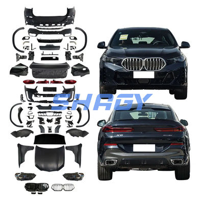 Kit de carrosserie lumière pour BMW X6 E71 08-14 à G06 LCI 24-IN M-TECH Pièces de carrosserie de voiture d'origine